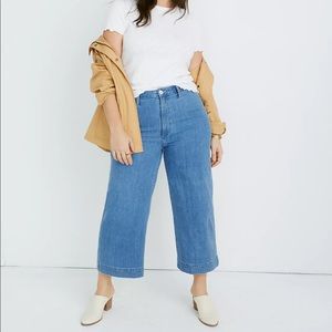 Madewell emmett wide-leg crop Jean